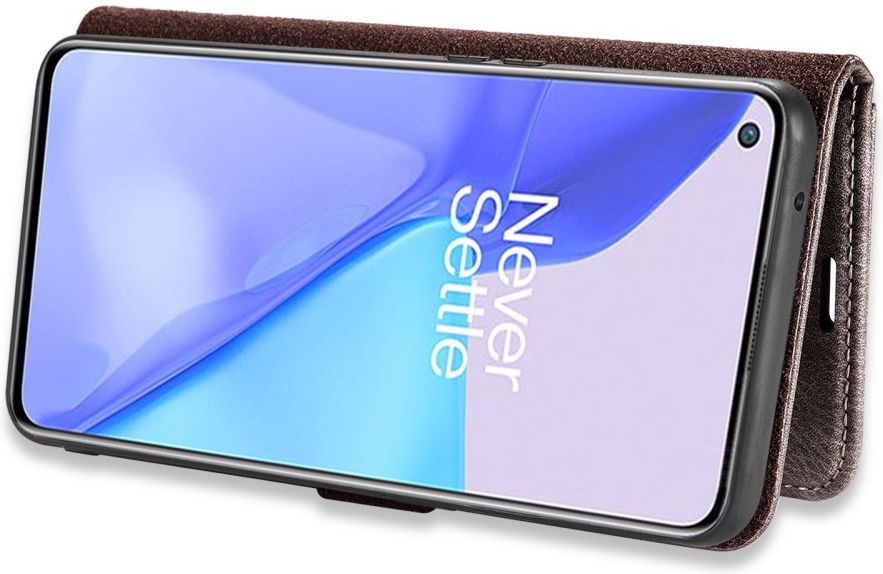 OnePlus 9 Hoesje 2-in-1 Book Case en Back Cover Grijs afbeelding 10