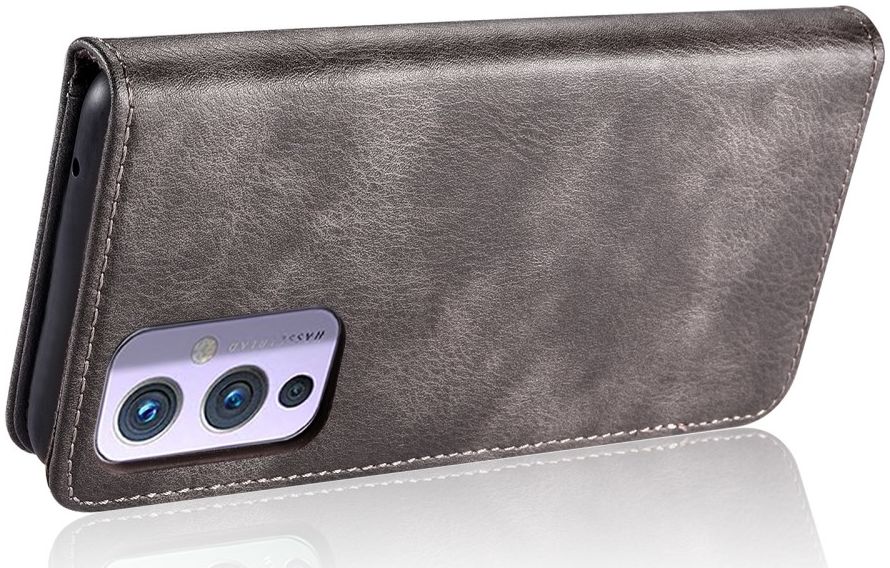 OnePlus 9 Hoesje 2-in-1 Book Case en Back Cover Grijs afbeelding 11