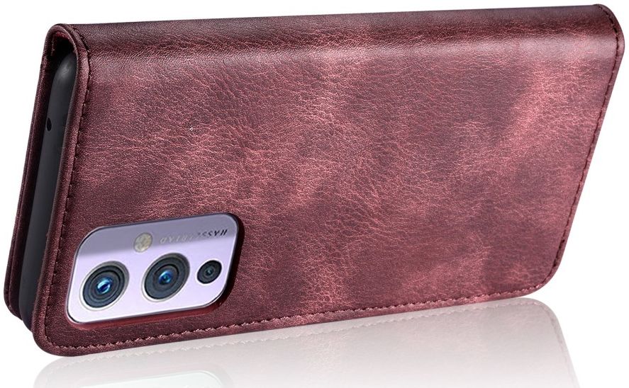 OnePlus 9 Hoesje 2-in-1 Book Case en Back Cover Rood afbeelding 11