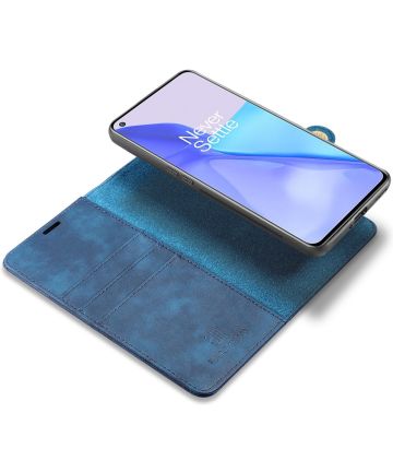 OnePlus 9 Hoesje 2-in-1 Book Case en Back Cover Blauw Hoesjes