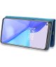 OnePlus 9 Hoesje 2-in-1 Book Case en Back Cover Blauw