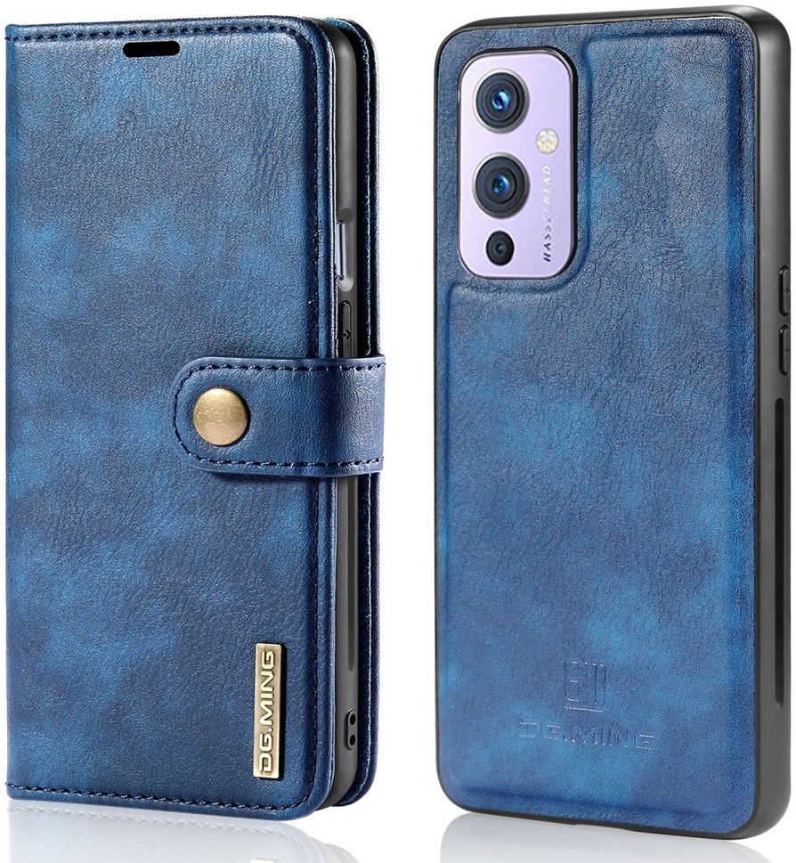 OnePlus 9 Hoesje 2-in-1 Book Case en Back Cover Blauw afbeelding 5