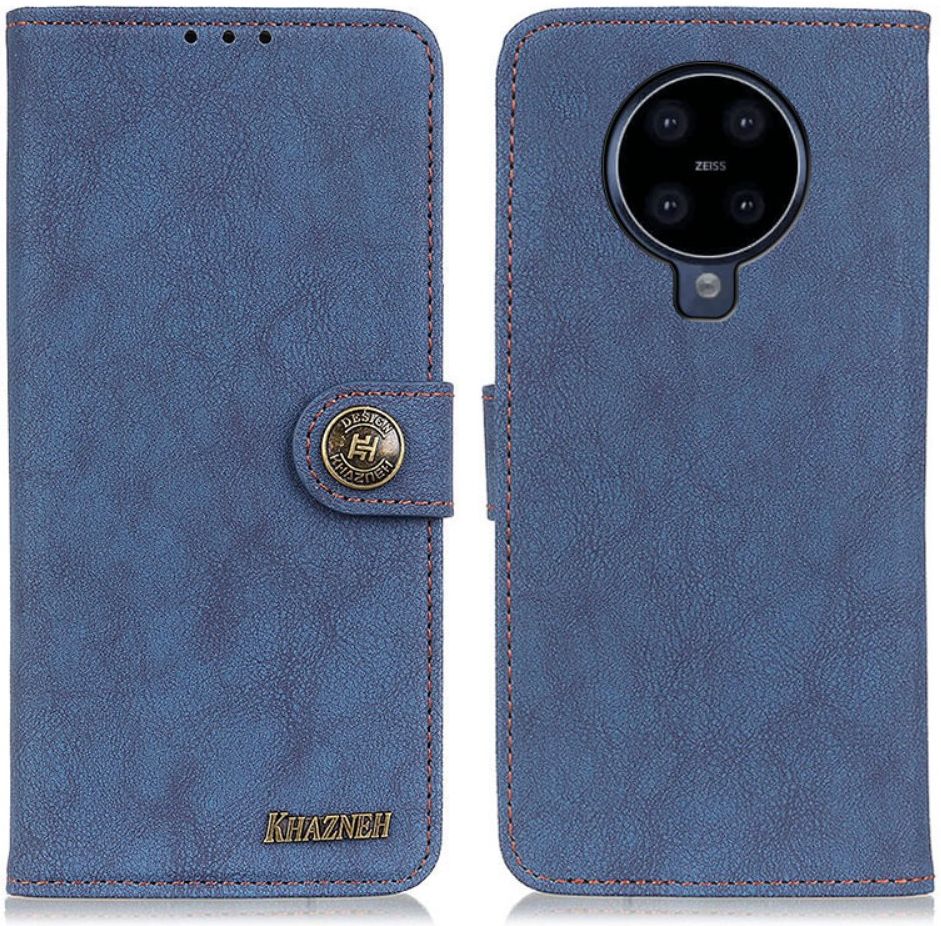 KHAZNEH Nokia 6.3 / G10 / G20 Hoesje Retro Portemonnee Book Case Blauw afbeelding 5