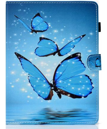 Samsung Galaxy Tab A 7.0 (2016) Hoes Wallet Book Case Vlinder Print Hoesjes