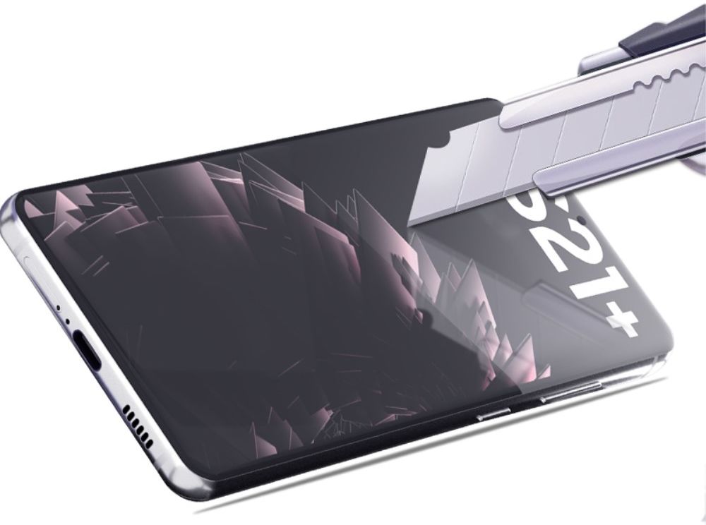 Samsung Galaxy S21 Plus Screen Protector Tempered UV Glass Full Cover afbeelding 7