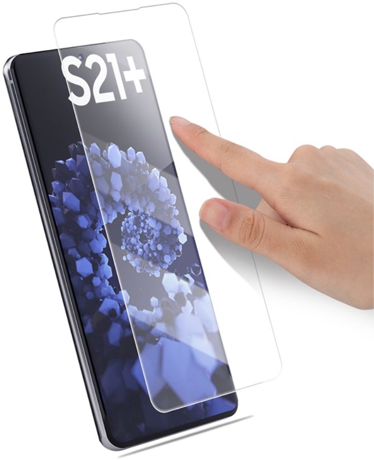 Samsung Galaxy S21 Plus Screen Protector Tempered UV Glass Full Cover afbeelding 8