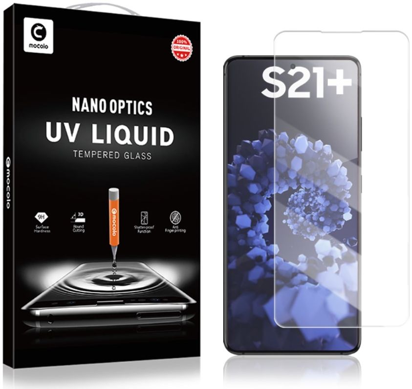 Samsung Galaxy S21 Plus Screen Protector Tempered UV Glass Full Cover afbeelding 10