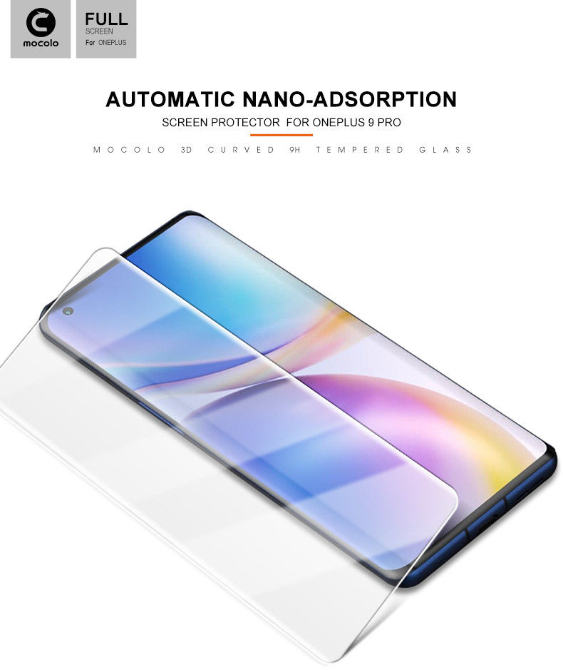 Oneplus 9 Pro Screen Protector Tempered Uv Glass Volledig Dekkend