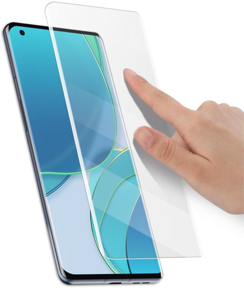 Oneplus 9 Pro Screen Protector Tempered Uv Glass Volledig Dekkend