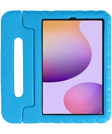 Samsung Galaxy Tab S6 Kinder Tablethoes met Handvat Blauw Hoesjes