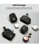 Ringke Mini Pouch Half Pocket Opbergtas voor AirPods/Galaxy Buds Beige
