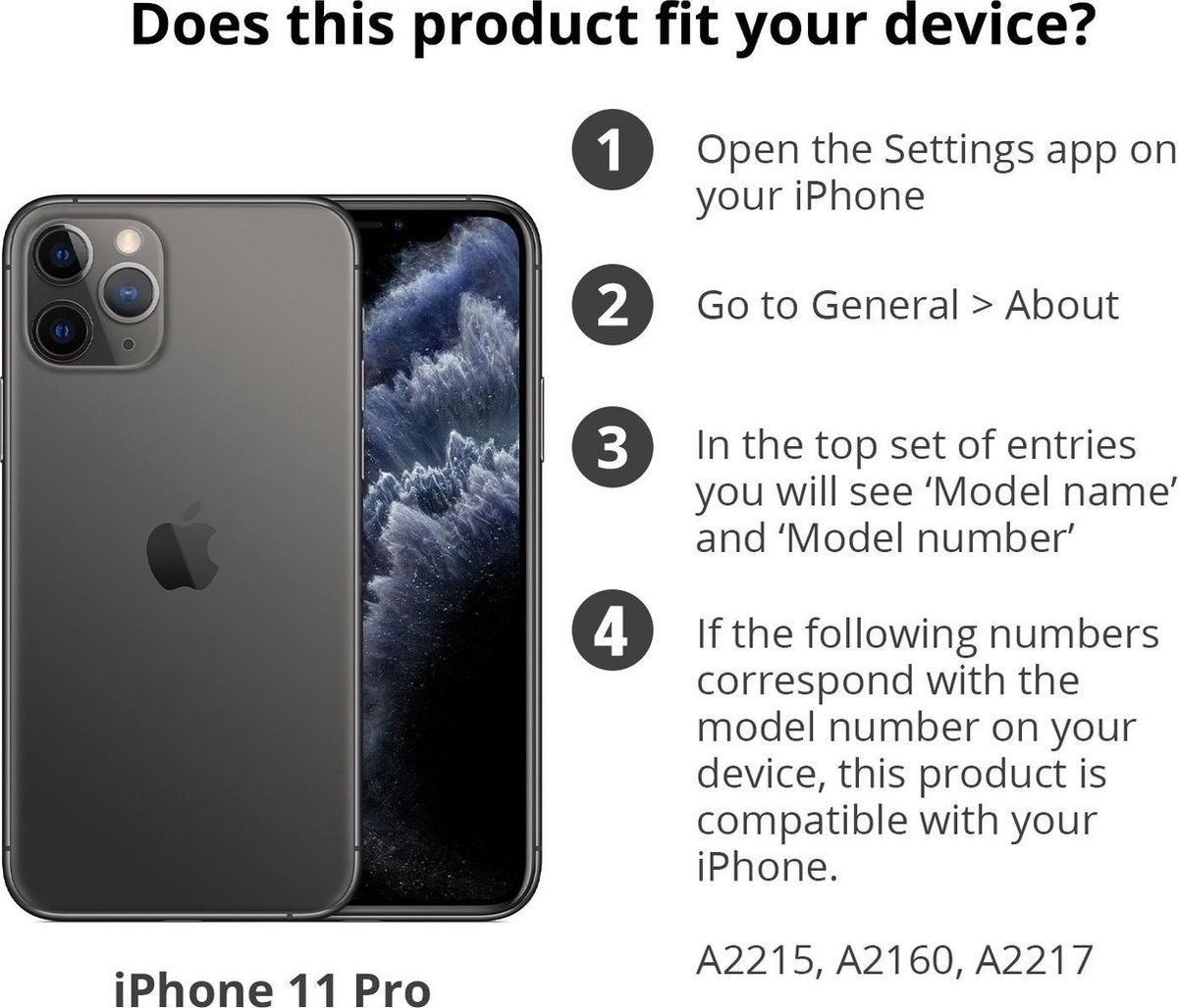 Origineel Apple iPhone 11 Pro Hoesje Siliconen Back Cover Zwart afbeelding 6
