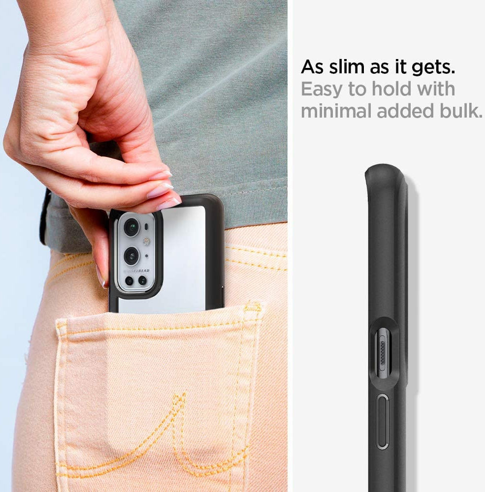 Spigen Ultra Hybrid OnePlus 9 Pro Hoesje Back Cover Zwart afbeelding 5