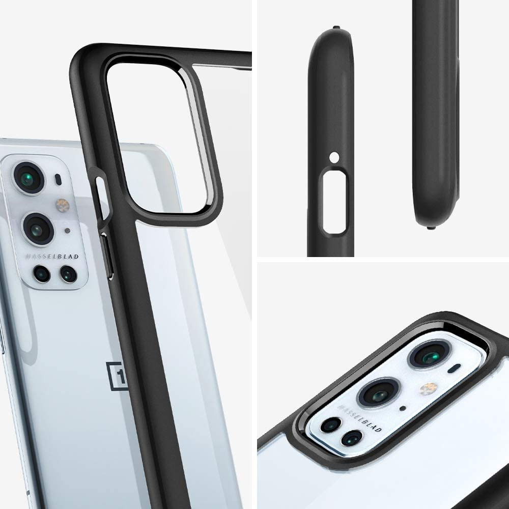 Spigen Ultra Hybrid OnePlus 9 Pro Hoesje Back Cover Zwart afbeelding 7