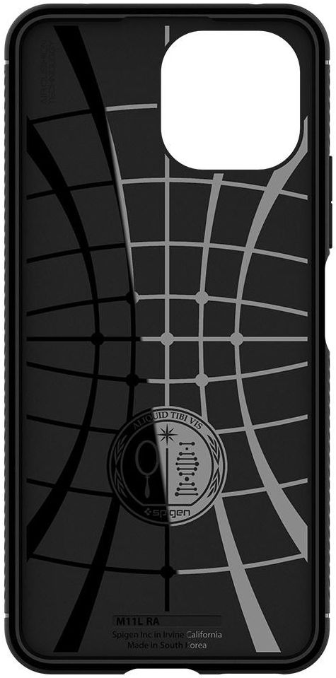 Spigen Rugged Armor Xiaomi Mi 11 Lite 4G / 5G Hoesje Back Cover Zwart afbeelding 4