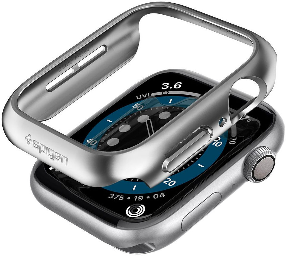 Spigen Thin Fit Apple Watch 40MM Hoesje Hard Plastic Bumper Grijs afbeelding 2