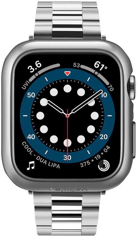 Spigen Thin Fit Apple Watch 40MM Hoesje Hard Plastic Bumper Grijs afbeelding 9