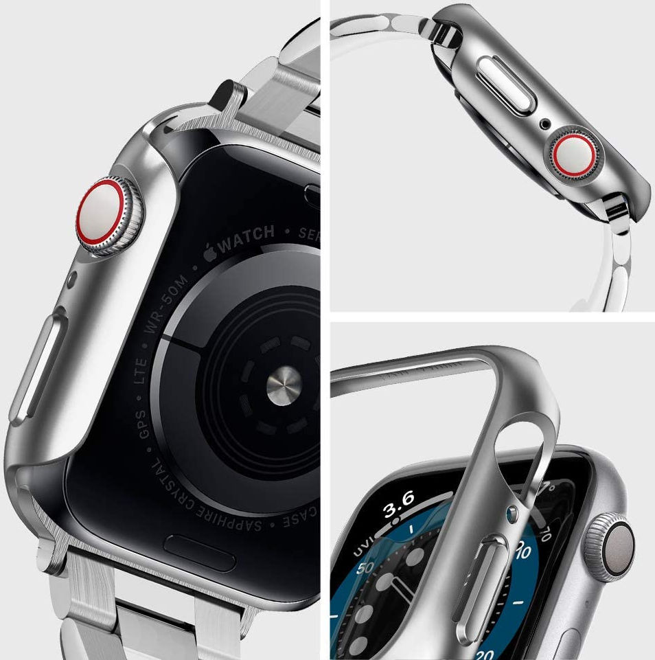 Spigen Thin Fit Apple Watch 40MM Hoesje Hard Plastic Bumper Grijs afbeelding 5