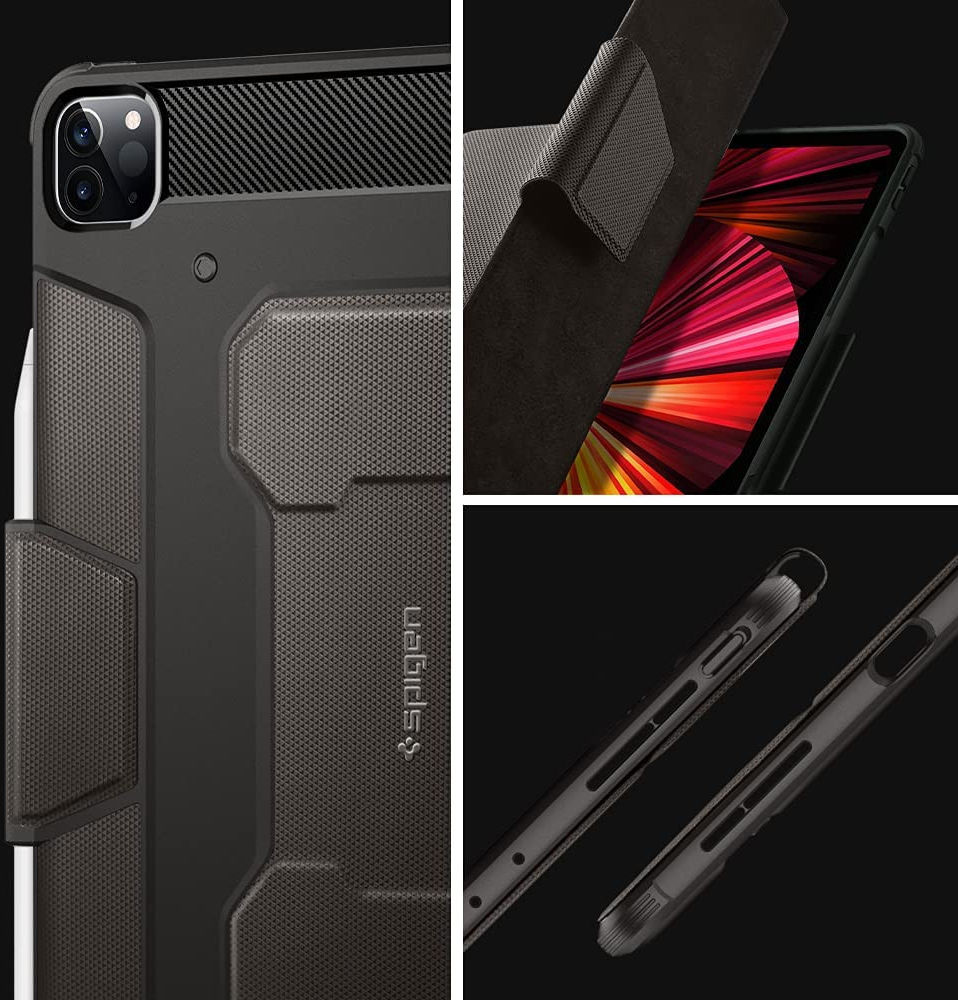 Spigen Rugged Armor Pro Apple iPad Pro 11 (2018/2020/2021) Hoes Grijs afbeelding 7