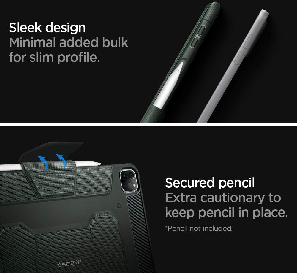Spigen Rugged Armor Pro Apple iPad Pro 11 (2018/2020/2021) Hoes Groen afbeelding 4