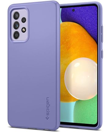 Spigen Thin Fit Samsung Galaxy A52 / A52S Hoesje Back Cover Violet Hoesjes