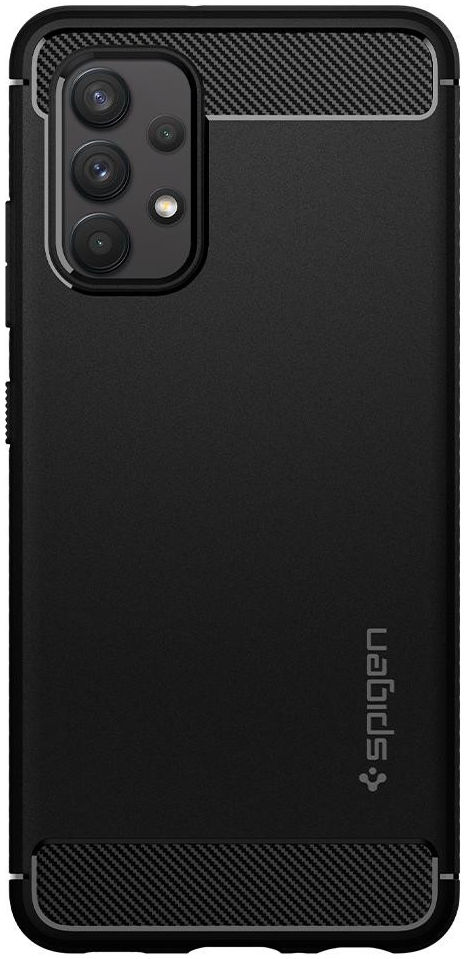 Spigen Rugged Armor Samsung Galaxy A32 5G Hoesje Back Cover Zwart afbeelding 3