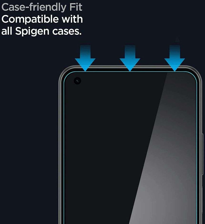 Spigen Glas.tR Xiaomi Mi 11 Lite 4G/5G (NE) Screen Protector (2-Pack) afbeelding 2