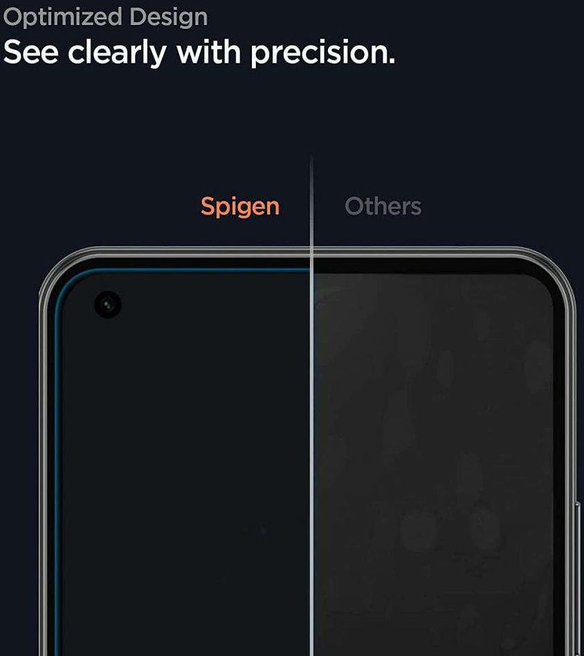 Spigen Glas.tR Xiaomi Mi 11 Lite 4G/5G (NE) Screen Protector (2-Pack) afbeelding 4