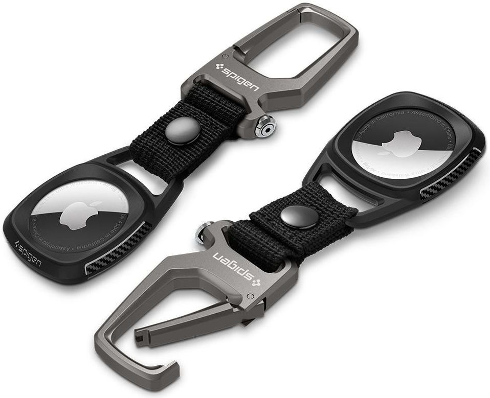 Spigen Apple AirTag Case Rugged Armor Mat Zwart afbeelding 2