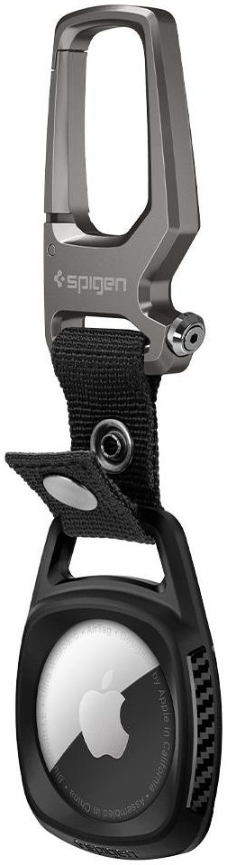 Spigen Apple AirTag Case Rugged Armor Mat Zwart afbeelding 8