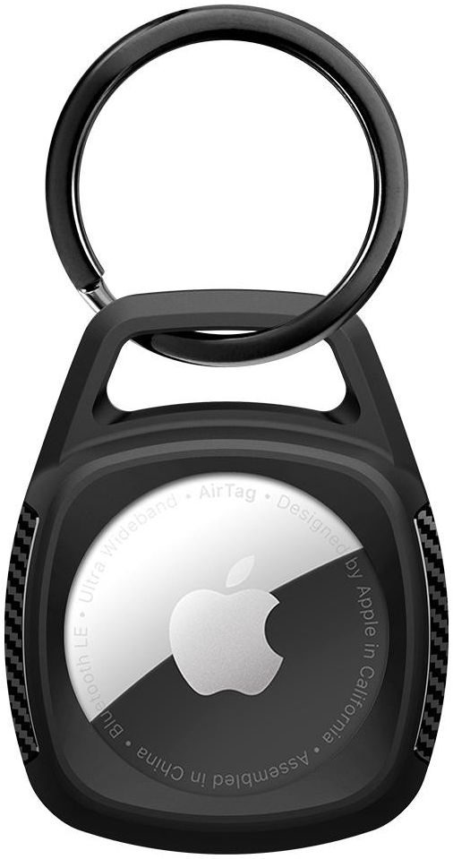 Spigen Apple AirTag Case Rugged Armor Mat Zwart afbeelding 11