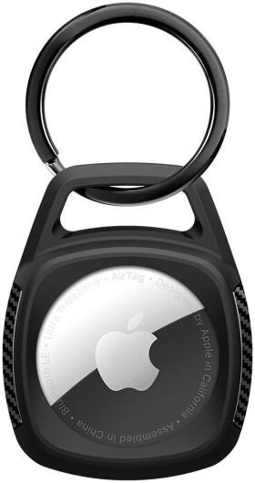 Spigen Apple AirTag Case Rugged Armor Mat Zwart afbeelding 11