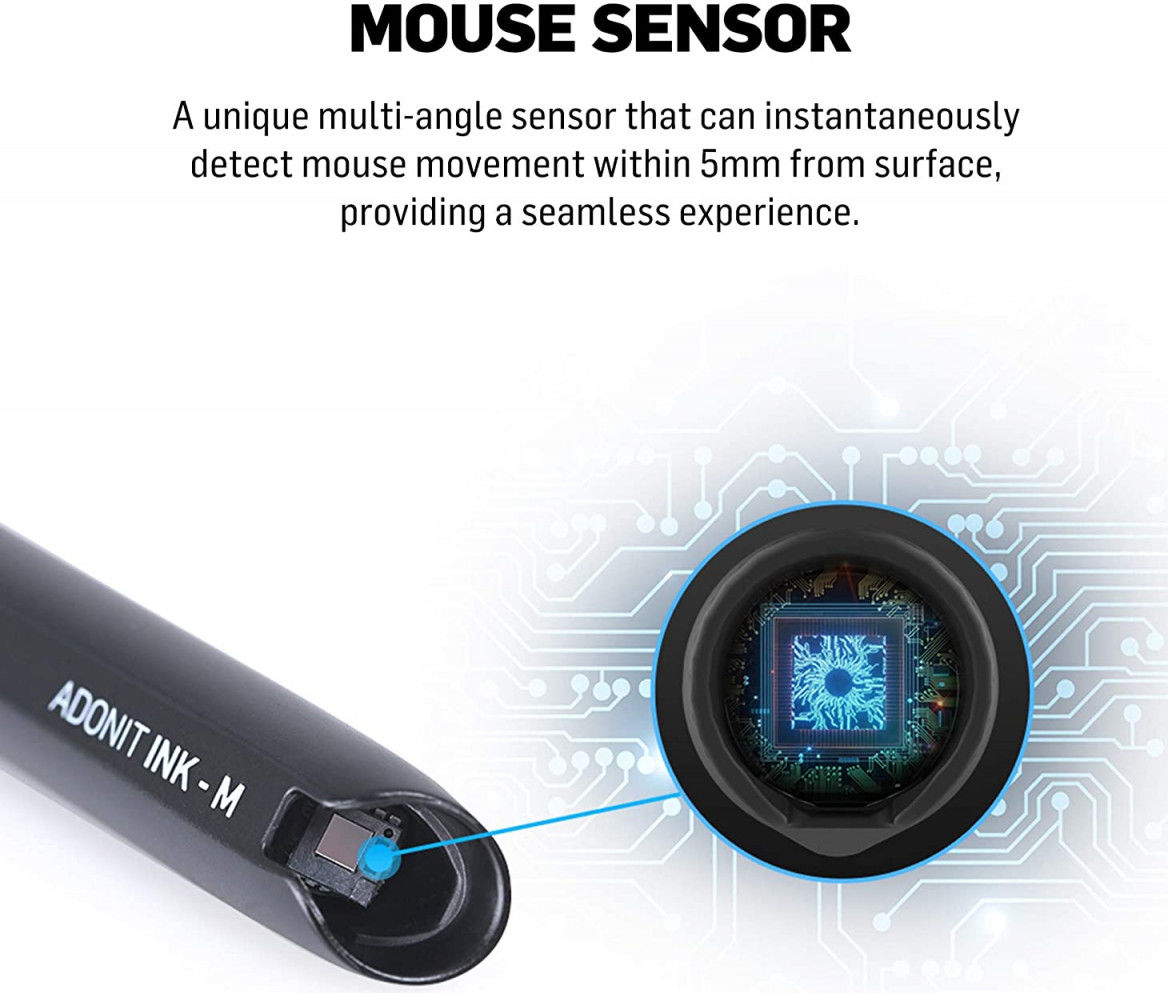 Adonit INK-M Dual Function Digitale Stylus Pen voor Microsoft Surface afbeelding 8
