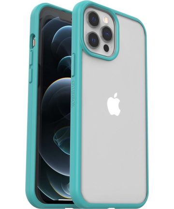 OtterBox React Apple iPhone 12 Pro Max Hoesje Transparant Blauw Hoesjes