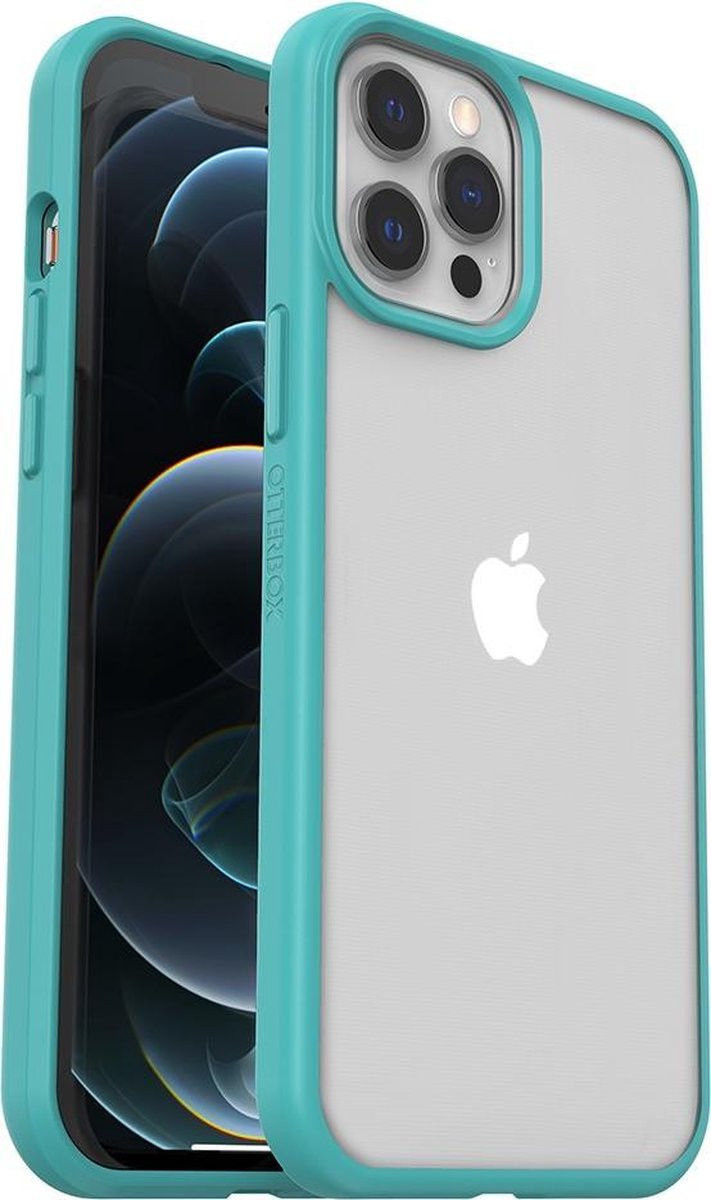 OtterBox React Apple iPhone 12 Pro Max Hoesje Transparant Blauw afbeelding 1