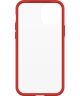 OtterBox React Apple iPhone 12 / 12 Pro Hoesje Transparant Rood