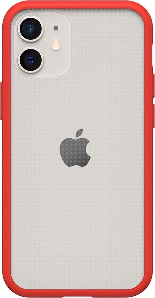 OtterBox React Apple iPhone 12 / 12 Pro Hoesje Transparant Rood afbeelding 2
