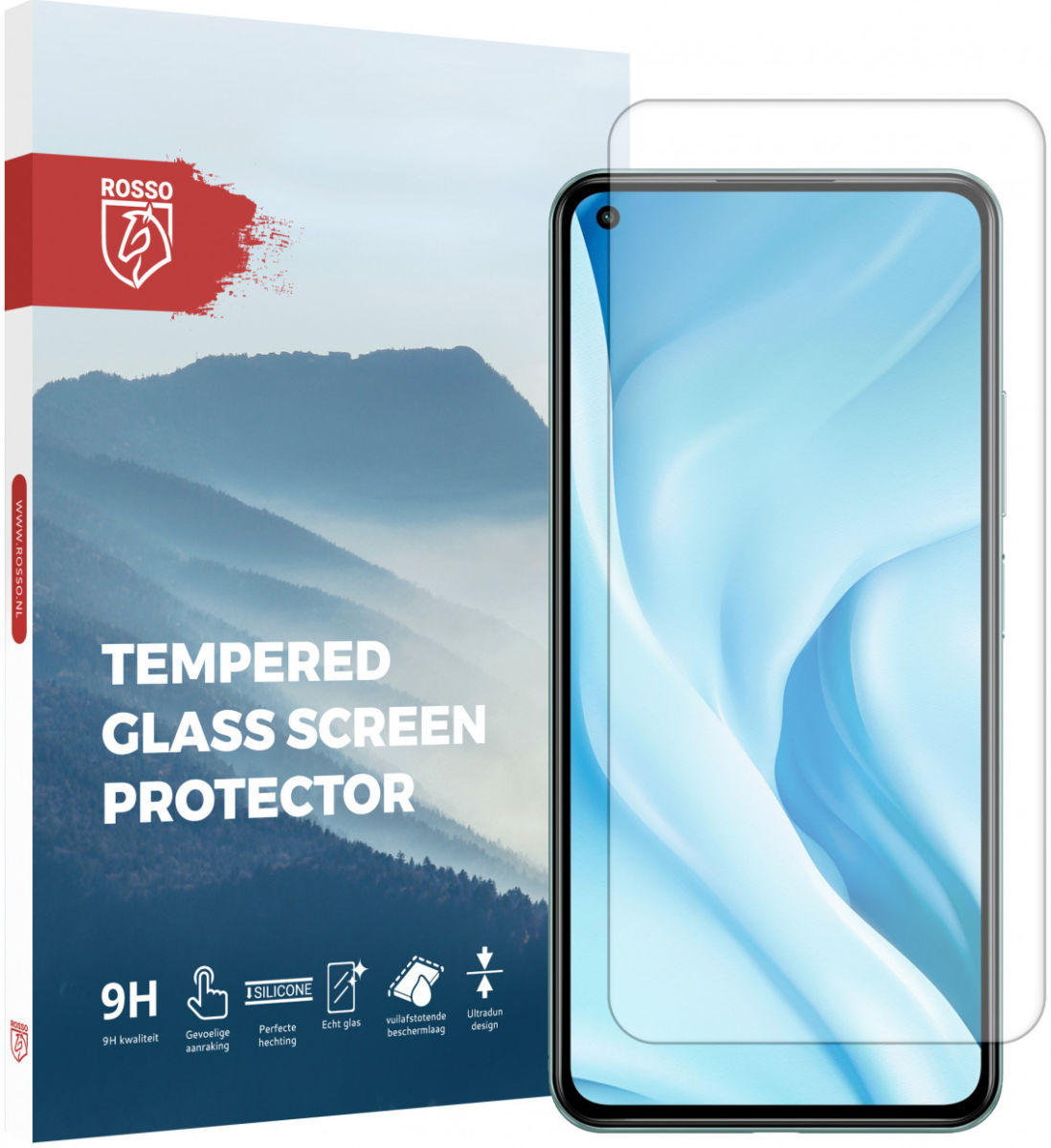 Rosso Xiaomi Mi 11 Lite 4G/5G 9H Tempered Glass Screen Protector afbeelding 1