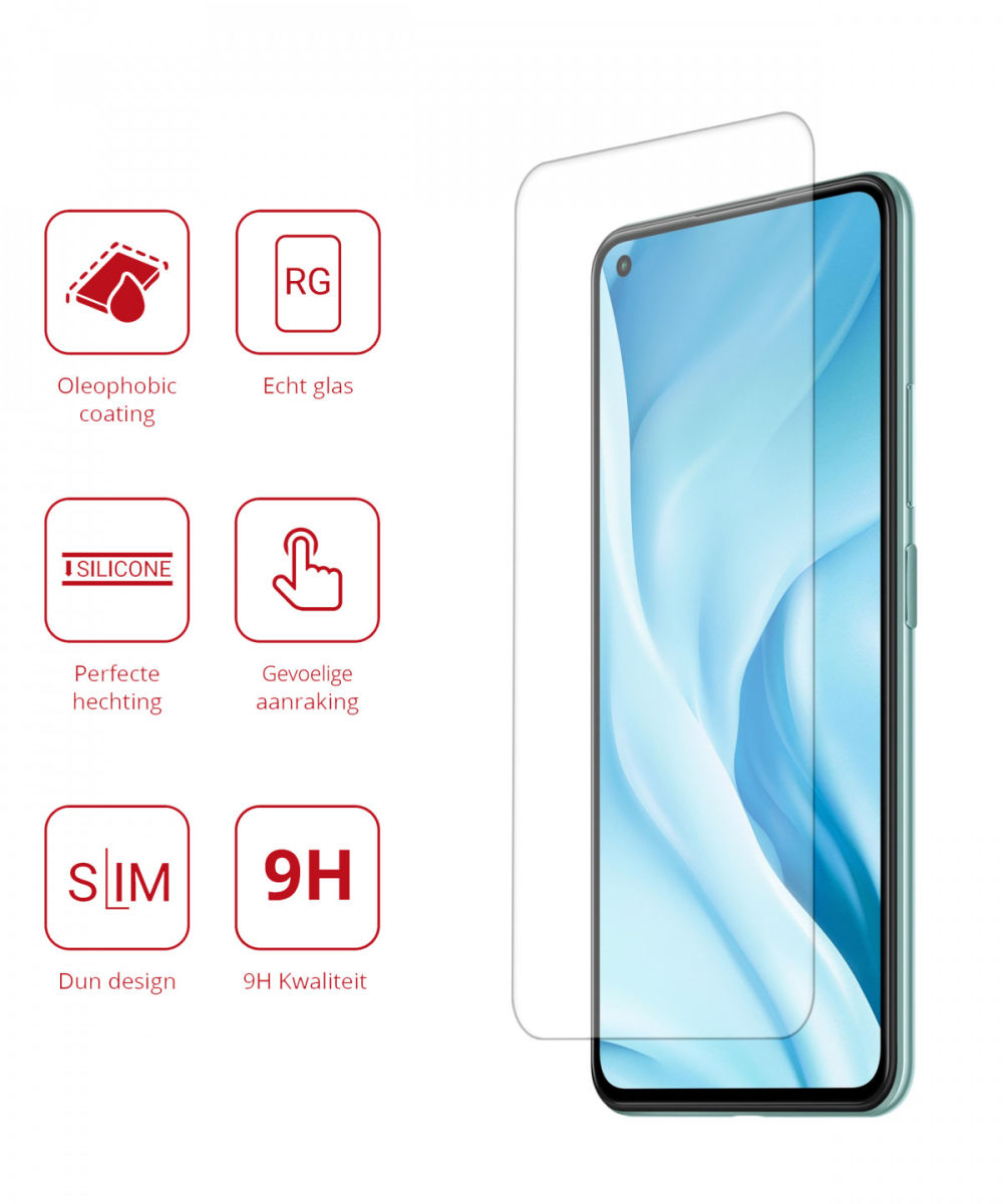 Rosso Xiaomi Mi 11 Lite 4G/5G 9H Tempered Glass Screen Protector afbeelding 2