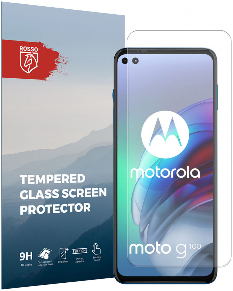 Rosso Motorola Moto G100 9H Tempered Glass Screen Protector afbeelding 1