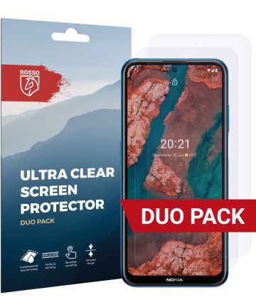 Rosso Nokia X10/X20 Ultra Clear Screen Protector Duo Pack Screen Protectors