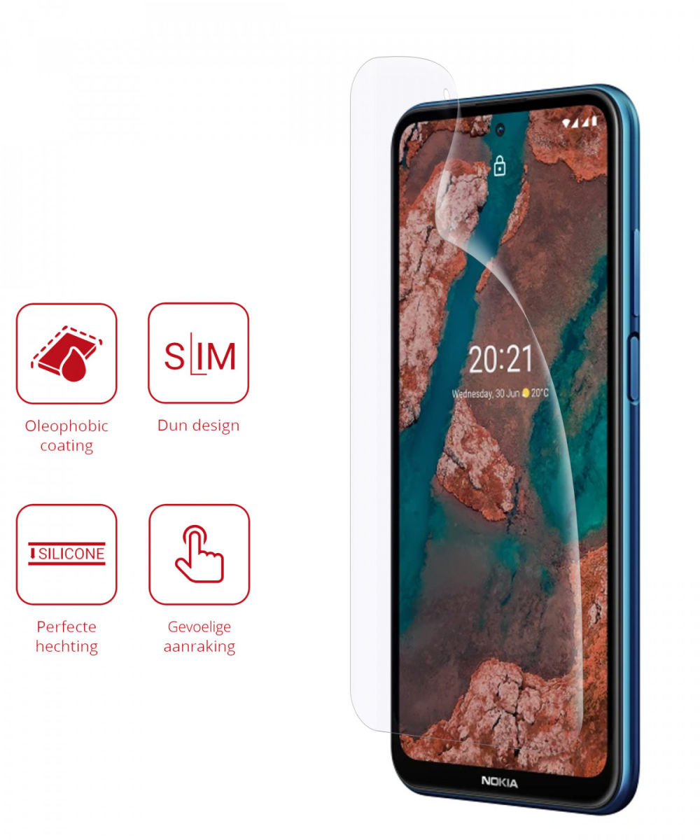Rosso Nokia X10/X20 Ultra Clear Screen Protector Duo Pack afbeelding 2