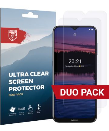 Rosso Nokia G10/G20/Nokia 6.3 Ultra Clear Screen Protector Duo Pack Screen Protectors