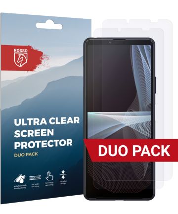 Rosso Sony Xperia 10 III Ultra Clear Screen Protector Duo Pack Screen Protectors