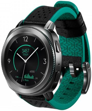 Origineel Samsung Hybrid Sport Universeel Smartwatch 20MM Bandje Groen Bandjes