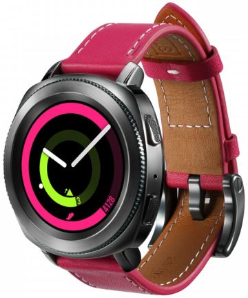 Origineel Samsung Classic Leather Universeel Watch 20MM Bandje Roze Bandjes
