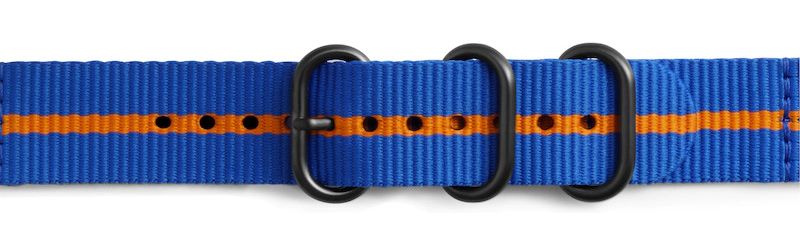 Origineel Samsung Premium Nato Universeel Watch 20MM Bandje Blauw afbeelding 2