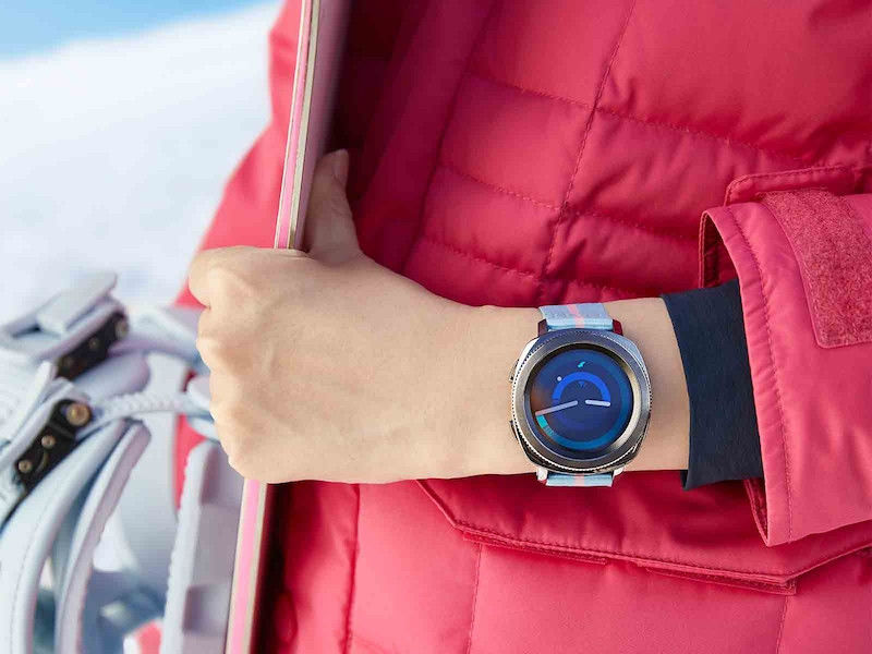 Origineel Samsung Premium Nato Universeel Watch 20MM Bandje Lichtblauw afbeelding 3