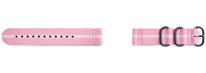 Origineel Samsung Premium Nato Universeel Watch 20MM Bandje Roze afbeelding 4