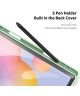 Dux Ducis Toby Samsung Galaxy Tab S6 Lite Hoes Tri-Fold Bookcase Groen